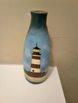 Artistic pottery vase