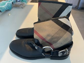 Black Burberry Boots