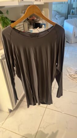 Lululemon grey colored long Sleeve Athletic Top