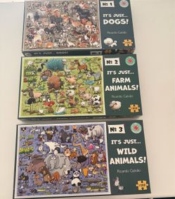 Puzzles - Ricardo Galvao - 3 piece set