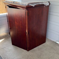 FREE!! Pottery Barn Hutch - Solid Wood Cabinet