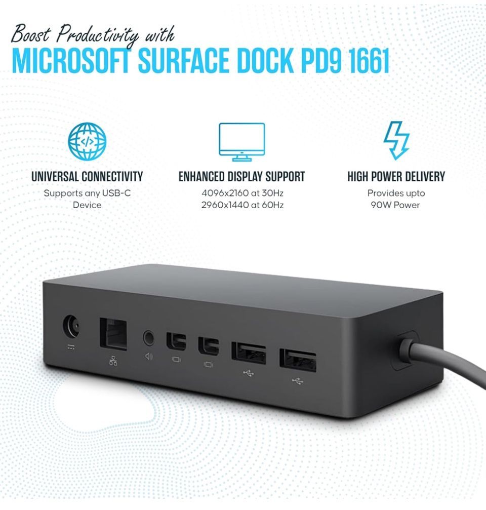 Microsoft Surface Dock With Mini DisplayPort