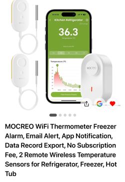MOCREO ST5D Wireless Thermometer & Humidity Monitor Kit
