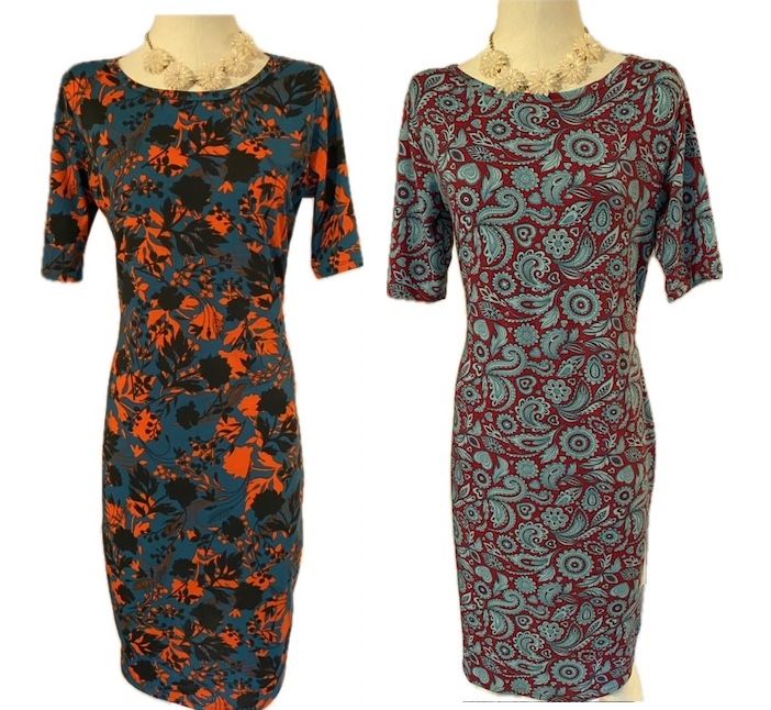 Bundle of 2 LuLaRoe Julia dresses - size medium