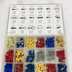 360 Pcs Electrical Terminal Assortment AWG Copper Wire Butt Splice