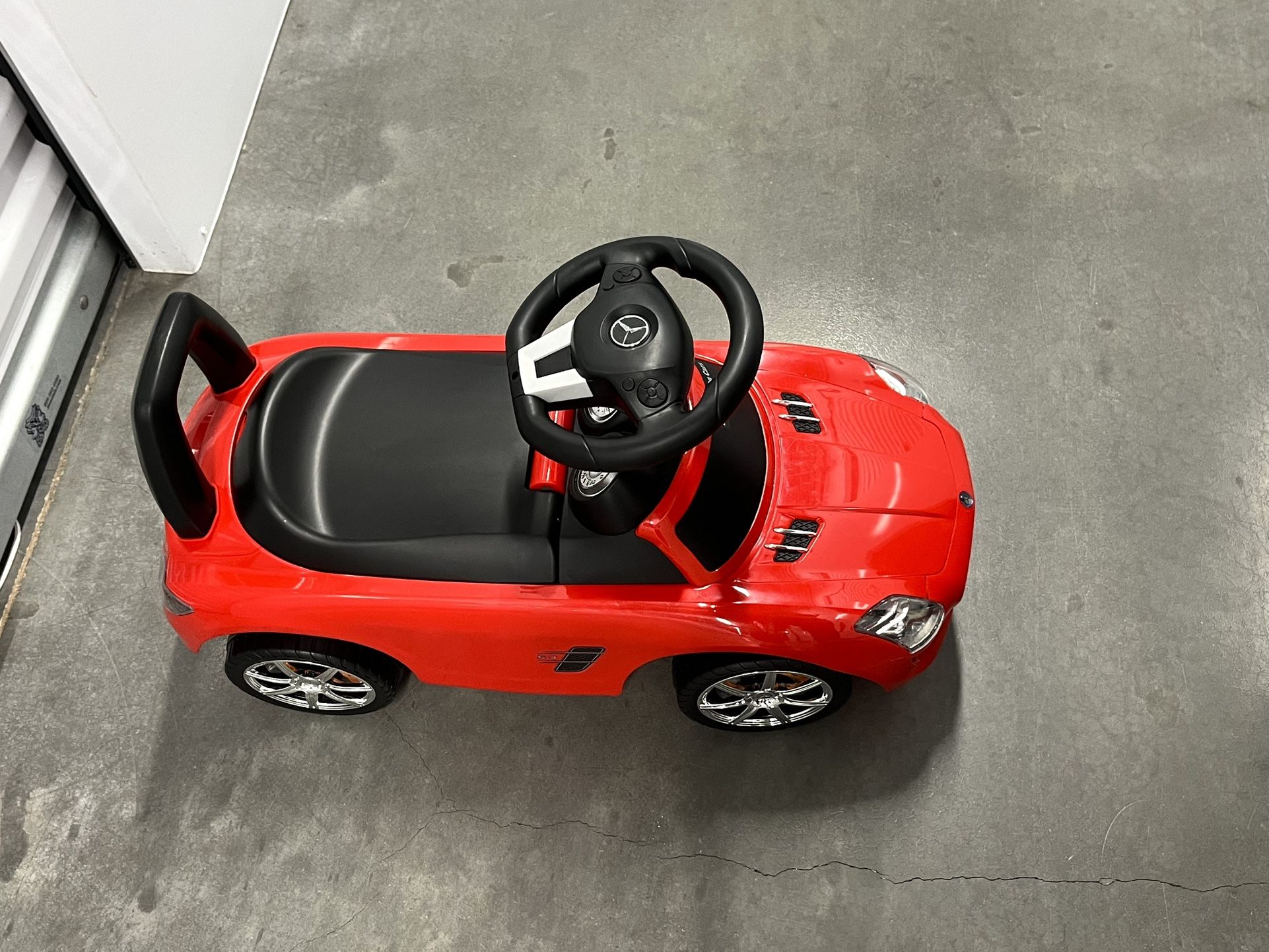 Red Mercedes Benz Walker