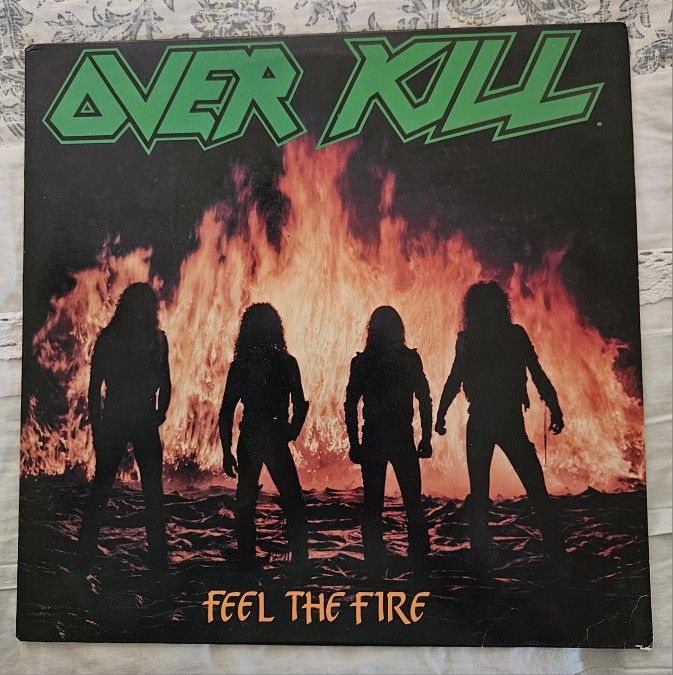 Rare Overkill Feel The Fire Vinyl Album 