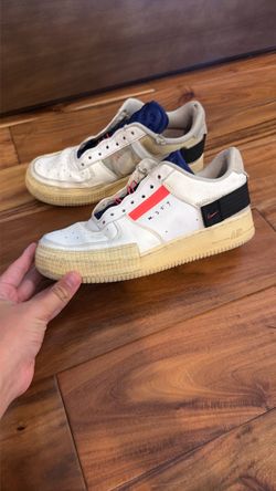 crazy rare af1 type summit white size 7 really used no laces