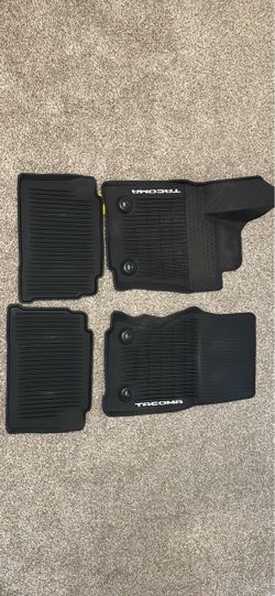 OEM 2024-2026 Toyota Tacoma All-Weather Rubber Floor Liners - MINT
