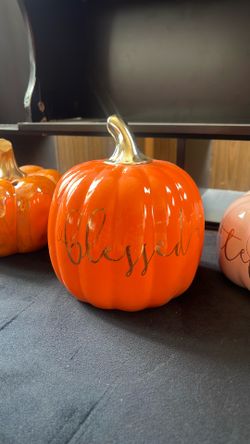 Ceramic pumpkin