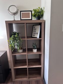Wooden Cube Storage Shelf