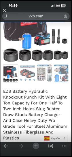 Drill punch hole kit heavy duty tool