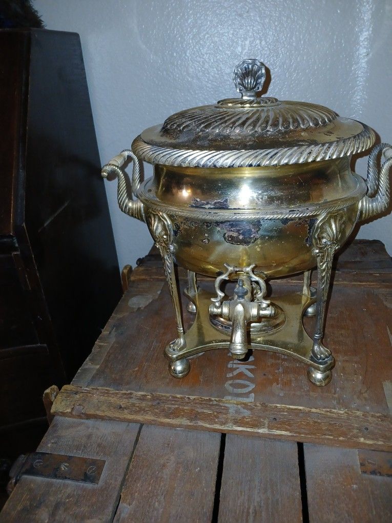 Antique English Regency Hot Water Dispenser