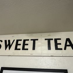 Oversized “Sweet tea” Farm House Wall Decor