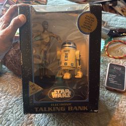 Star Wars Bank Press Button Works Talks To You 