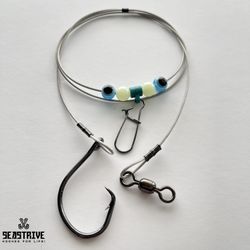 SeaStrive HD 480lb Cable Surf Leader