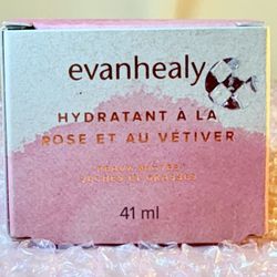 EVANHEALY Rose Vetiver Moisturizer   COMBINATION DRY & OILY  1.4Fl Oz 41 ml.  
