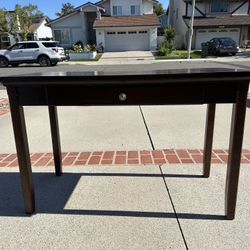 Brown Wood Desk