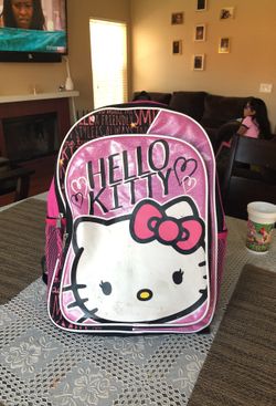 Girls hello kitty backpack