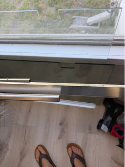 Shower glass door