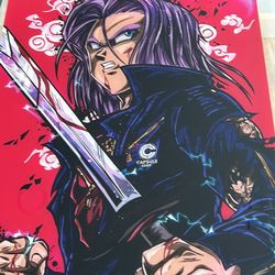 New dragon ball acrylic art 16x24