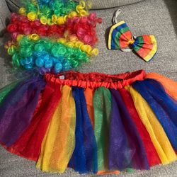 Clown Girls Size Small Costume 