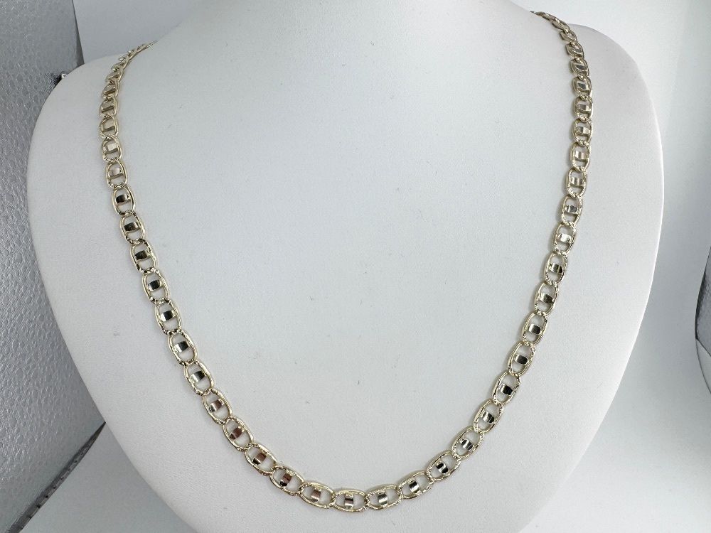 Men’s 5.8mm Mariner Anchor Link 14k Yellow Gold 23” Chain Necklace 24.4 Grams 11053444