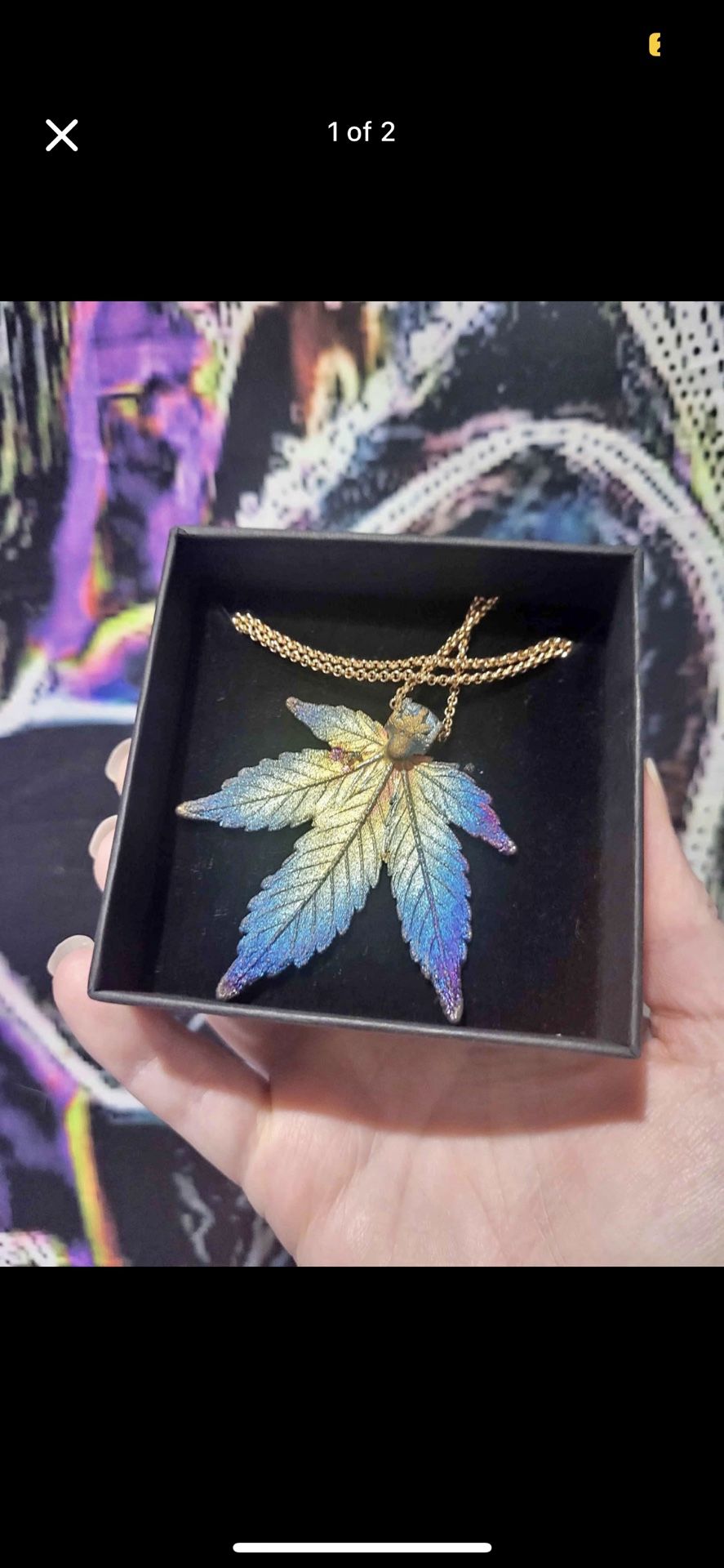 Canna Leaf Necklace