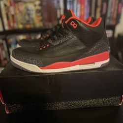 Air Jordan 3 Crimson Size 10.5