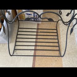 over the kitchen rack 