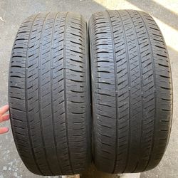 2) 255/50/20 Bridgestone Ecopia HL 422 Plus Tires  DOT 3022  $125 for Both 