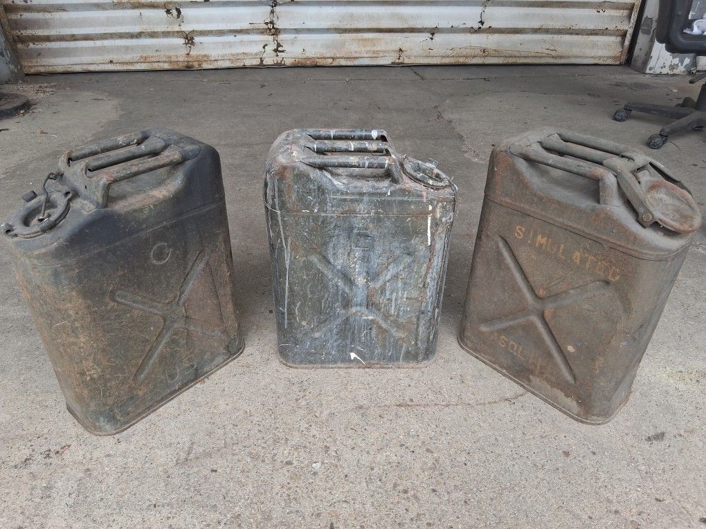 Antique Gas Cans