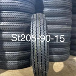 4 new 205-90-15 10ply trailer tires