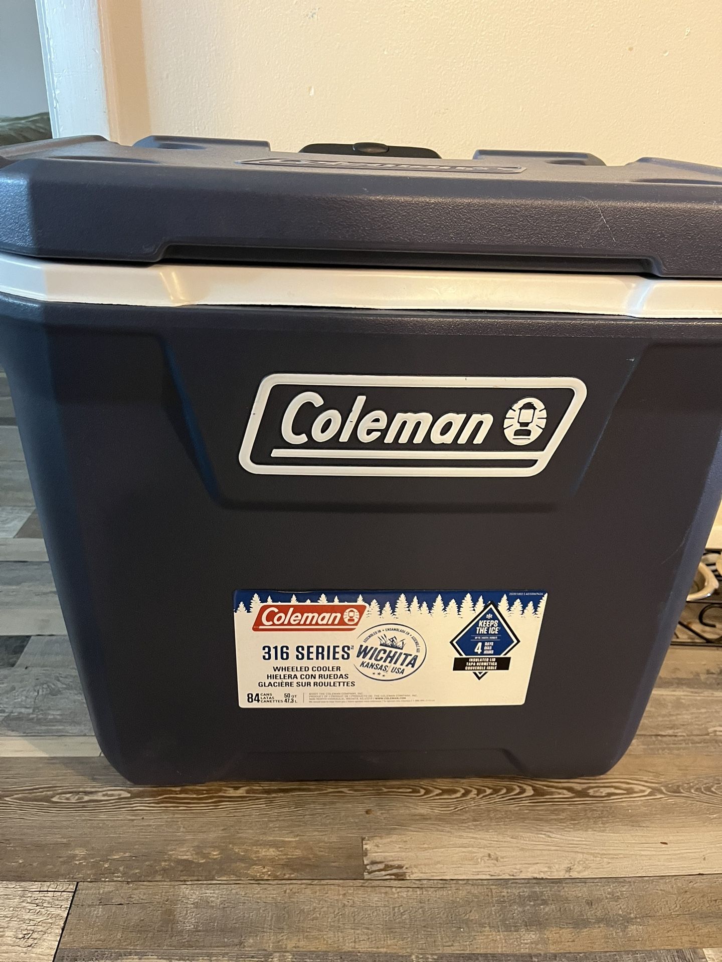 50 QT Cooler With Wheels