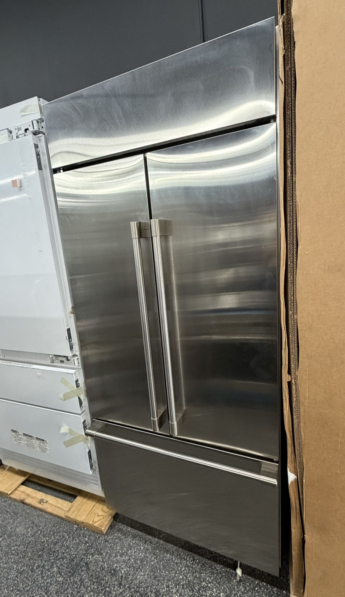 Monogram Stainless Steel Built In 36” French Door Fridge With Ice Maker