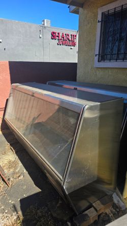 Two 8 feet display fridge for meats or deli.