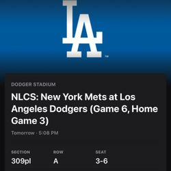 Dodgers vs Mets NLCS
