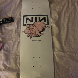 Nine Inch Nails Skateboard (willing To Trade For Attack On Titan Stuff)