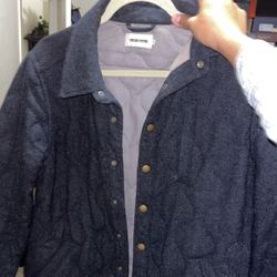 taylor stitch - the wilton jacket (navy birdseye wool) small - size 38