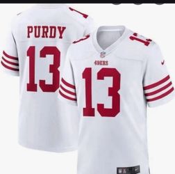 49ers Purdy #13 StitchedJersey size small-3XL