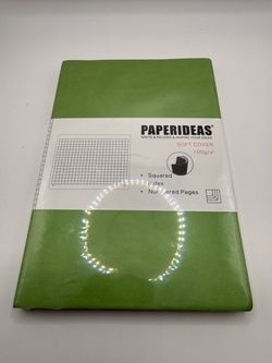 PAPERIDEAS Duetone A5 Squared Journal Soft Cover Diary Grid Notebook