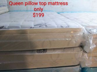$199 queen pillow top mattress only brand new free delivery same day