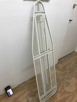 Metal iron board base