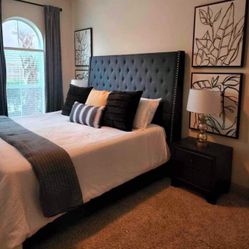 New King Size Tall Bed Frame- Mattress Not Included