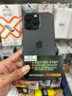 iPhone 16 Pro Max 256GB Unlocked Desbloqueado $50 Down Payment