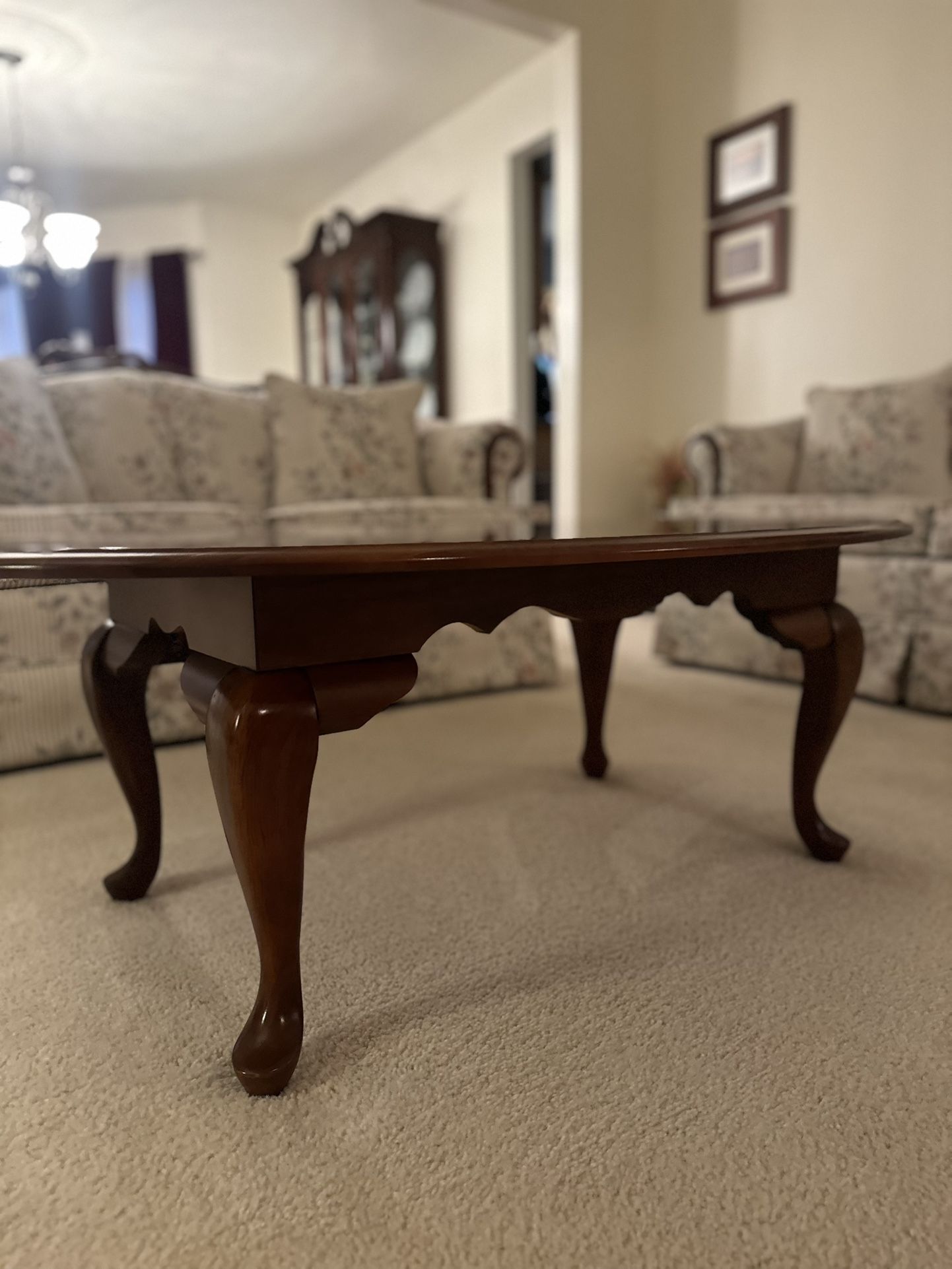 Dark Cherry Coffee Table 