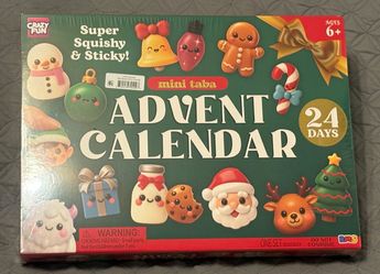 Crazy Fun Mini Taba Squishy Advent Calendar 24 Days