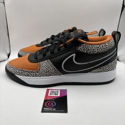 New Nike Book 1 Safari Black Monarch Orange Men’s Size 13.5 Basketball Shoes Devin Booker