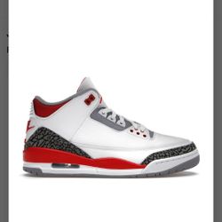 Jordan 3 Fire Red size 11.5 Men's