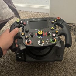 Thrustmaster Ferrari SF 1000 Edition Formula Wheel Add On And T300 Racing Wheel Servo Base